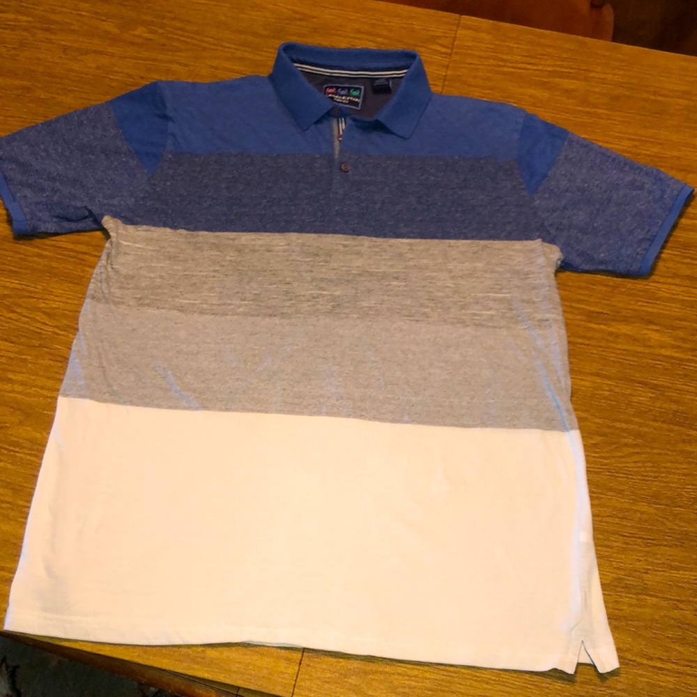 Charleston Threads Color Block Soft Polo Shirt Xxl - image 1